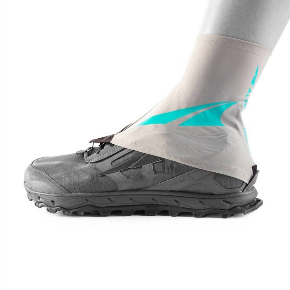 NEW ALTRA trail gaiter in gray/teal